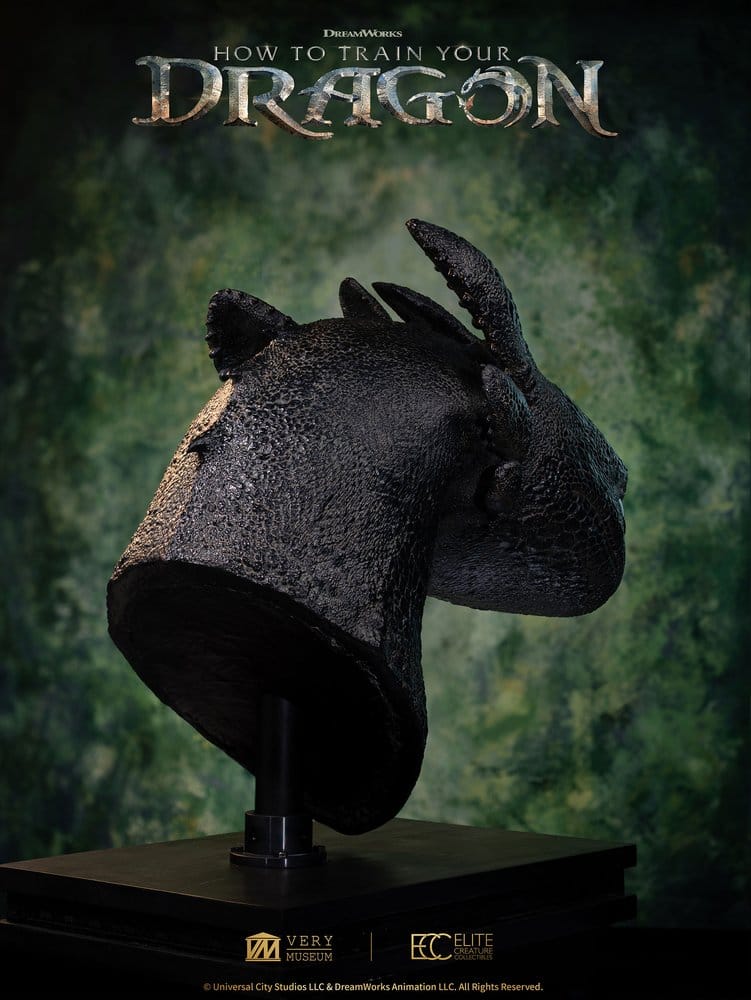 Drachenzähmen leicht gemacht Life Size Büste Toothless (Ohnezahn) 66 cm – Bild 5