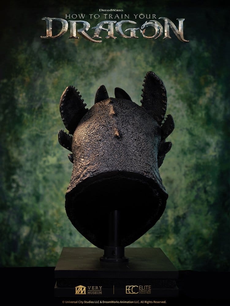 Drachenzähmen leicht gemacht Life Size Büste Toothless (Ohnezahn) 66 cm – Bild 6