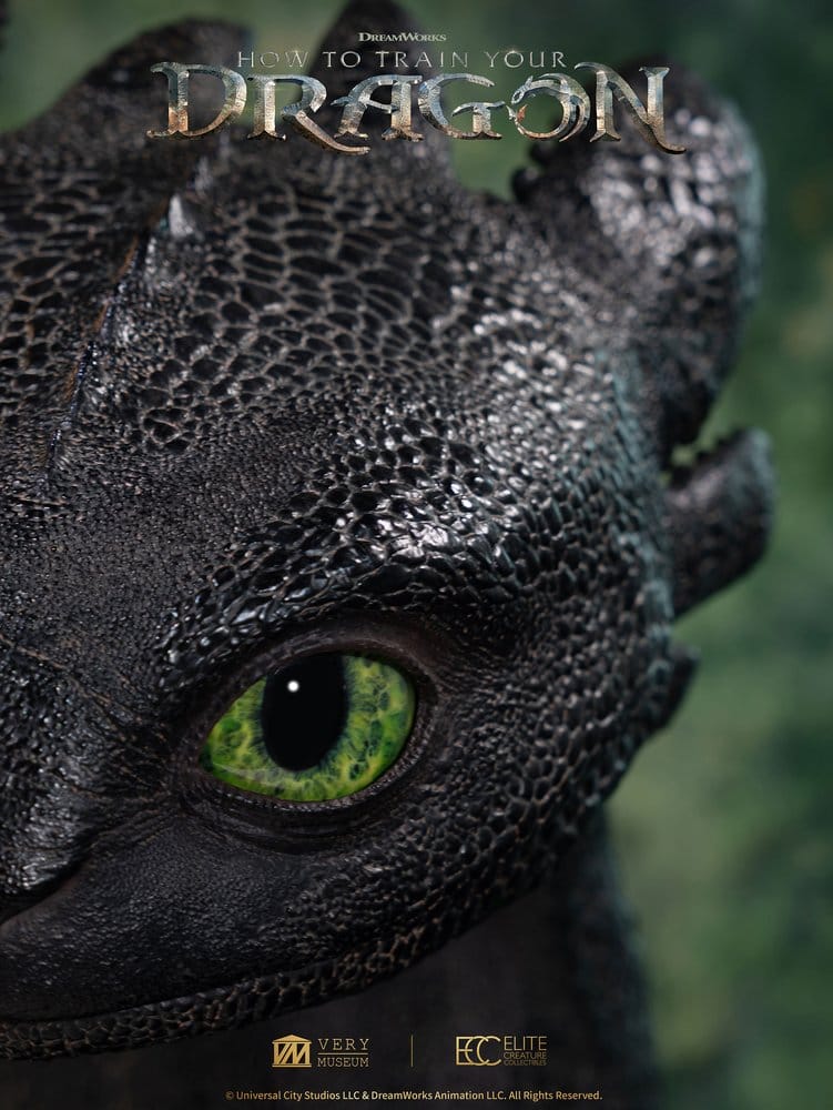 Drachenzähmen leicht gemacht Life Size Büste Toothless (Ohnezahn) 66 cm – Bild 10