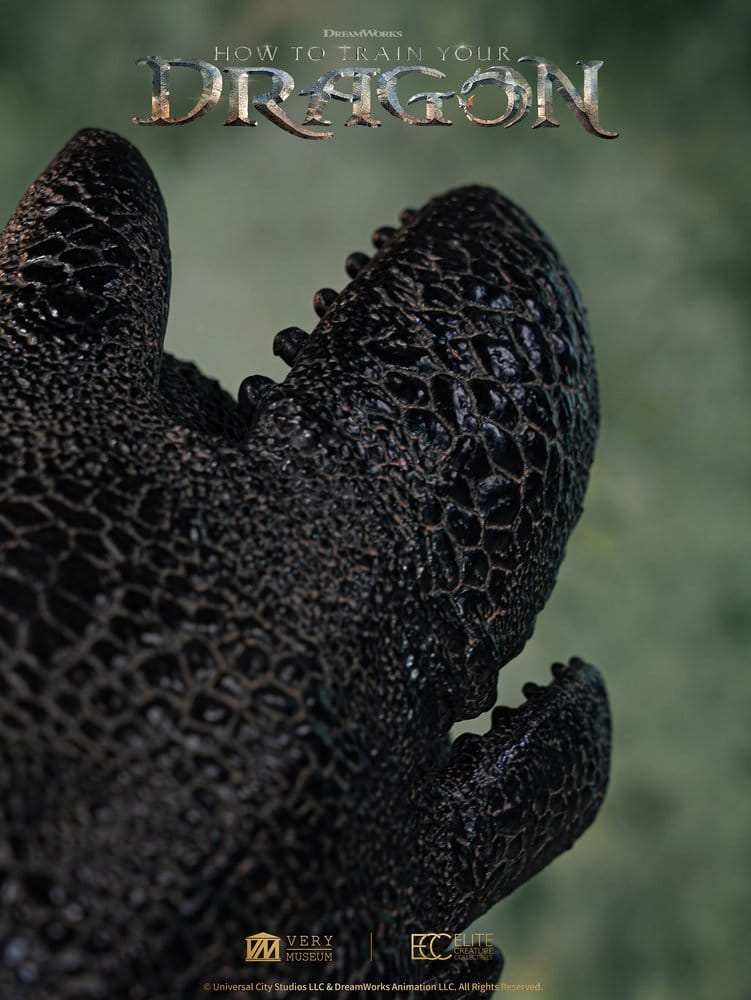Drachenzähmen leicht gemacht Life Size Büste Toothless (Ohnezahn) 66 cm – Bild 11