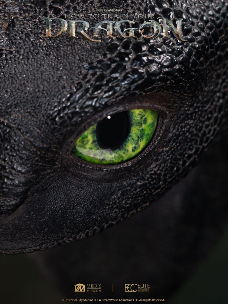 Drachenzähmen leicht gemacht Life Size Büste Toothless (Ohnezahn) 66 cm – Bild 12