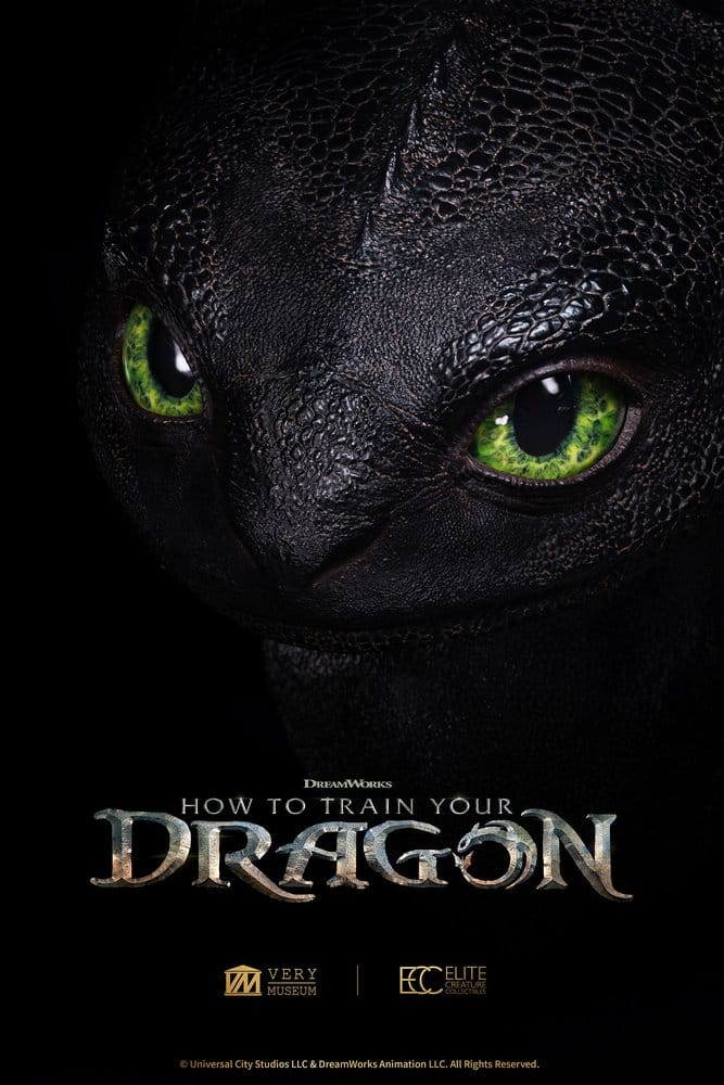 Drachenzähmen leicht gemacht Life Size Büste Toothless (Ohnezahn) 66 cm – Bild 15