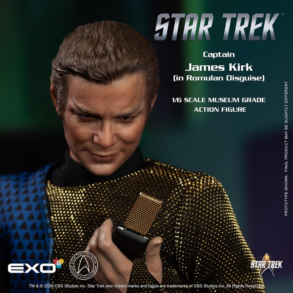 Raumschiff Enterprise Actionfigur 1/6 Captain James T. Kirk (Romulan Disguise) 29 cm – Bild 3