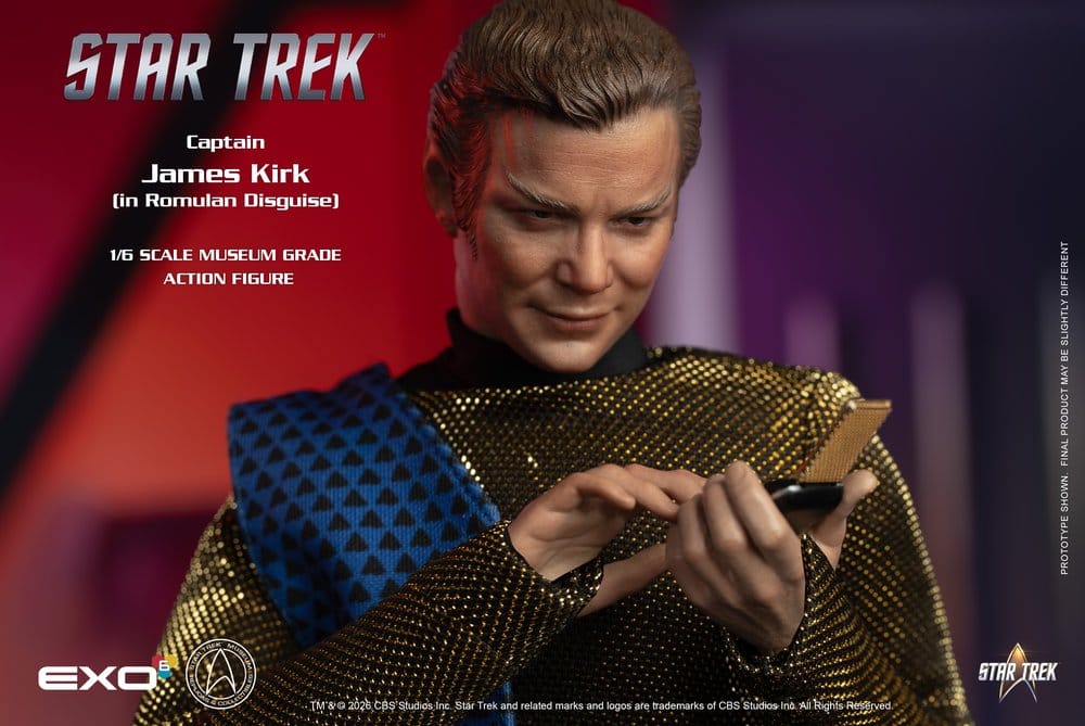 Raumschiff Enterprise Actionfigur 1/6 Captain James T. Kirk (Romulan Disguise) 29 cm – Bild 4