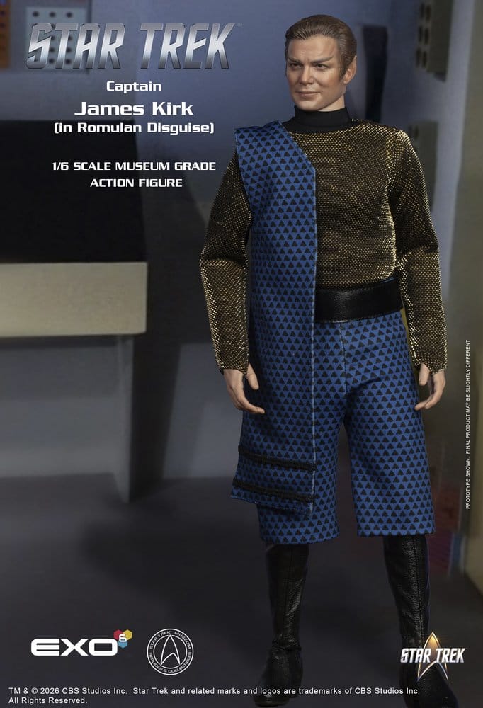 Raumschiff Enterprise Actionfigur 1/6 Captain James T. Kirk (Romulan Disguise) 29 cm – Bild 6