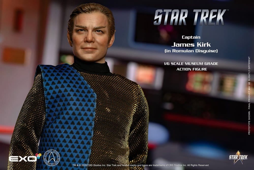 Raumschiff Enterprise Actionfigur 1/6 Captain James T. Kirk (Romulan Disguise) 29 cm – Bild 7