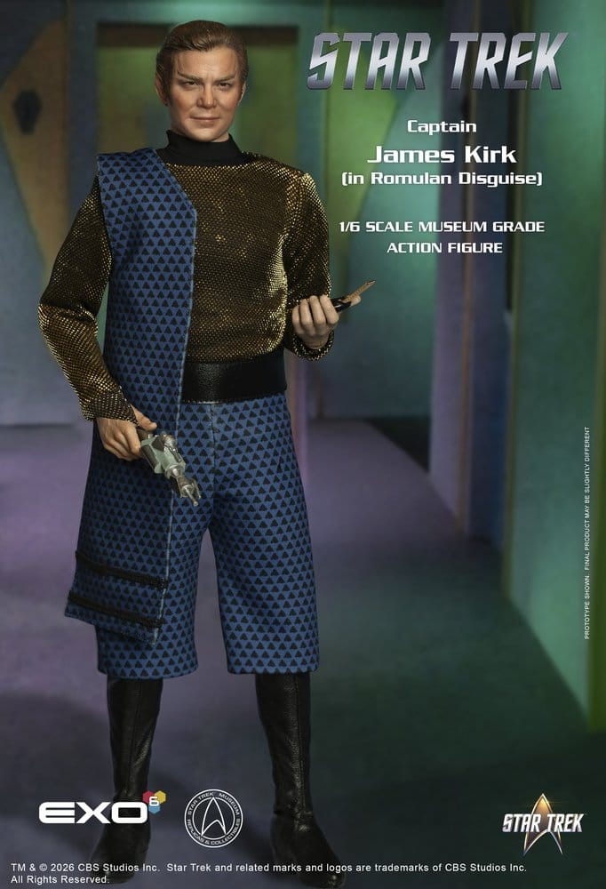 Raumschiff Enterprise Actionfigur 1/6 Captain James T. Kirk (Romulan Disguise) 29 cm – Bild 8