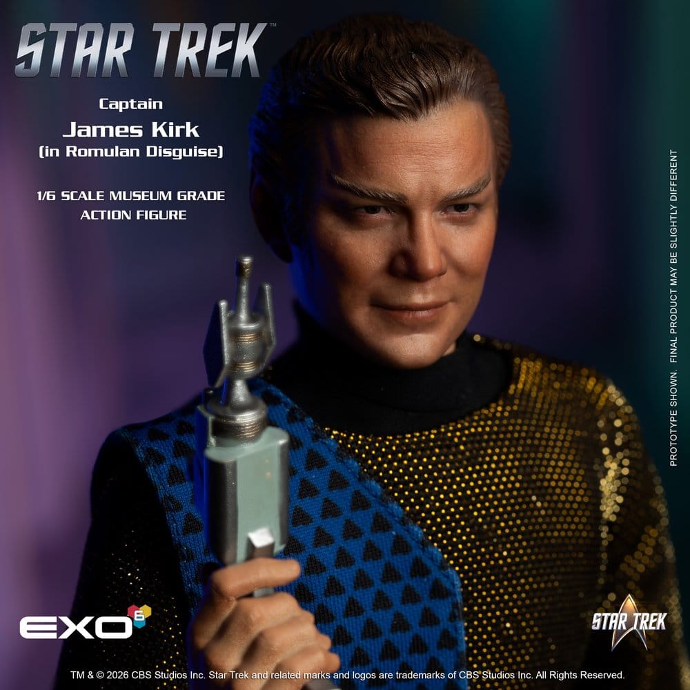 Raumschiff Enterprise Actionfigur 1/6 Captain James T. Kirk (Romulan Disguise) 29 cm – Bild 9