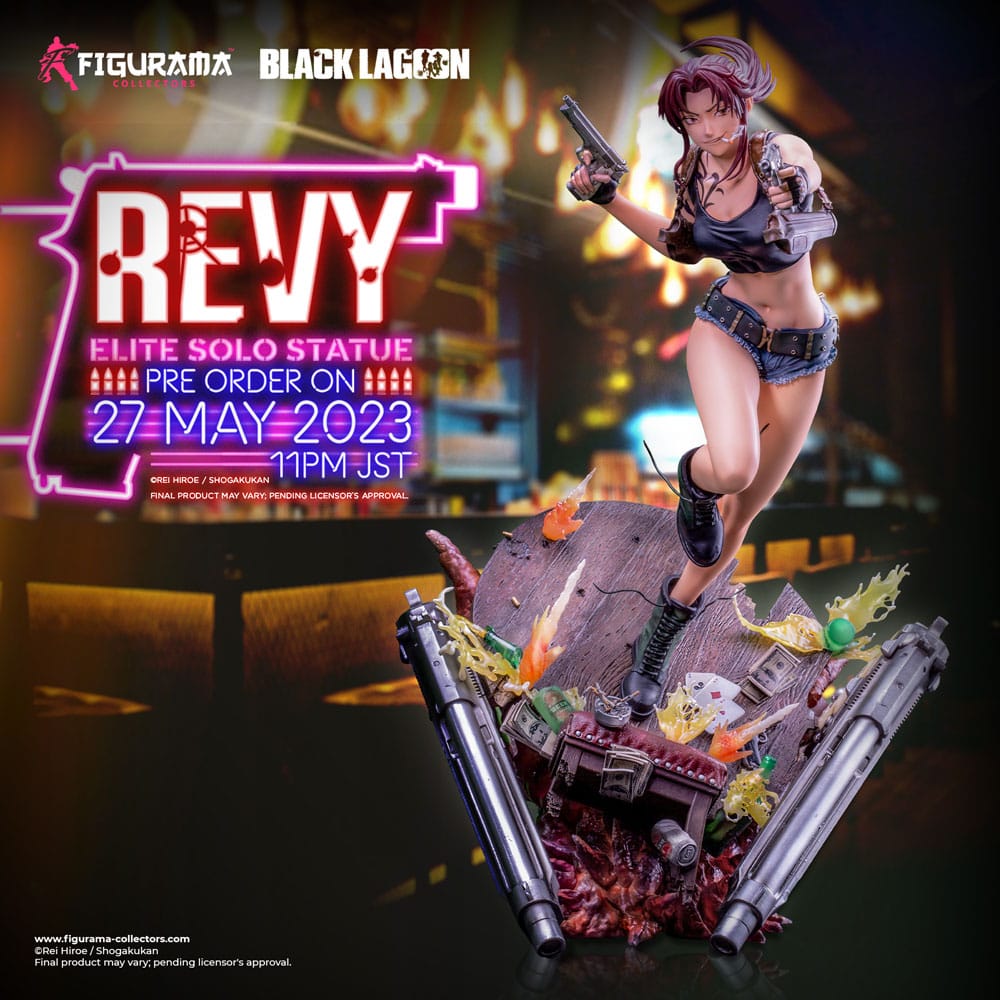 Black Lagoon Elite Exclusive Statue 1/4 Revy 53 cm – Bild 3
