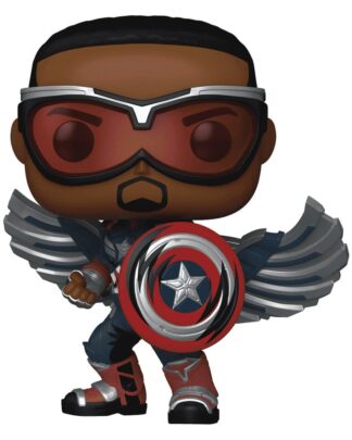 Marvel POP! Comics Vinyl Figur Captain America (Sam Wilson) (Comic Deco) Exclusive 9 cm