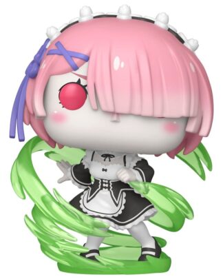 Re:Zero POP! Plus Vinyl Figur Ram (Wind Magic) (Glow) Exclusive 9 cm