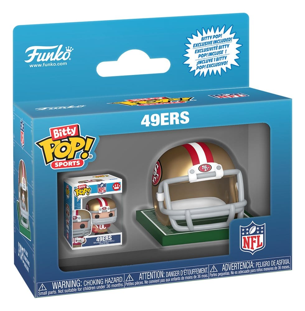 NFL Bitty POP! Helmets Vinyl Figuren NFC Series 1 Sortiment (12) – Bild 3