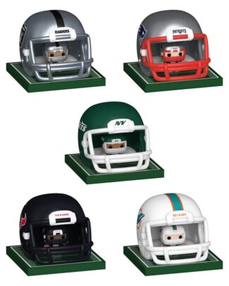 NFL Bitty POP! Helmets Vinyl Figuren AFC Series 1 Sortiment (12)