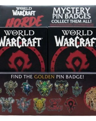 World of Warcraft Mystery Ansteck-Pins Horde Blind Box Display (12)
