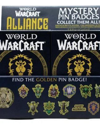 World of Warcraft Alliance Ansteck-Pins Blind Box Display (12)