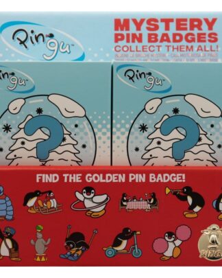 Pingu Mystery Ansteck-Pins Blind Box Display (12)
