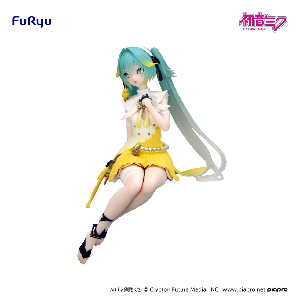 Hatsune Miku Noodle Stopper PVC Statue Canary Bird heo exclusive 14 cm – Bild 2