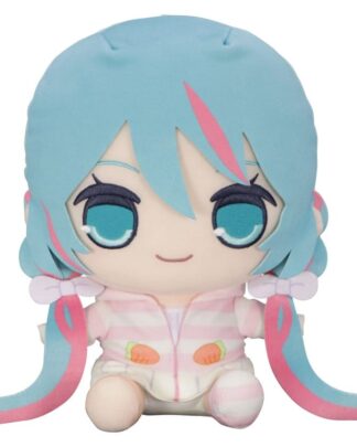 Hatsune Miku Kyurumaru Big Plüschfigur Rabbit Ear Hood Pajama 28 cm