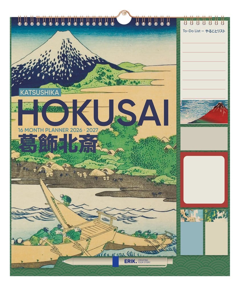 Hokusai Planer 2026/27 30 x 34 cm