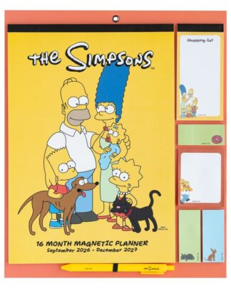 The Simpsons magnetischer Planer 2026/27 30 x 35 cm