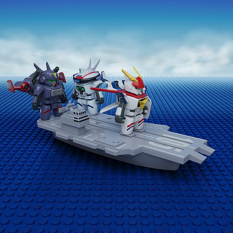 Metal Armor Dragonar Brickroid Actionfigur Dragonar-1 (Opening Ver.) & Carrier Set 5 cm – Bild 7