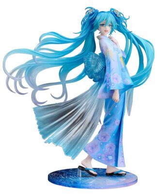 Character Vocal Series 01: Hatsune Miku PVC Figur 1/7 Music & Fire Works Ver. 23 cm