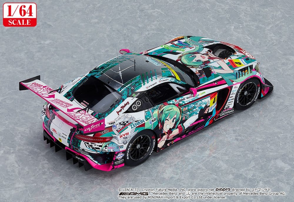 Hatsune Miku GT Project Fahrzeug 1/64 Hatsune Miku AMG 2020 SUPER GT Ver. 7 cm – Bild 3