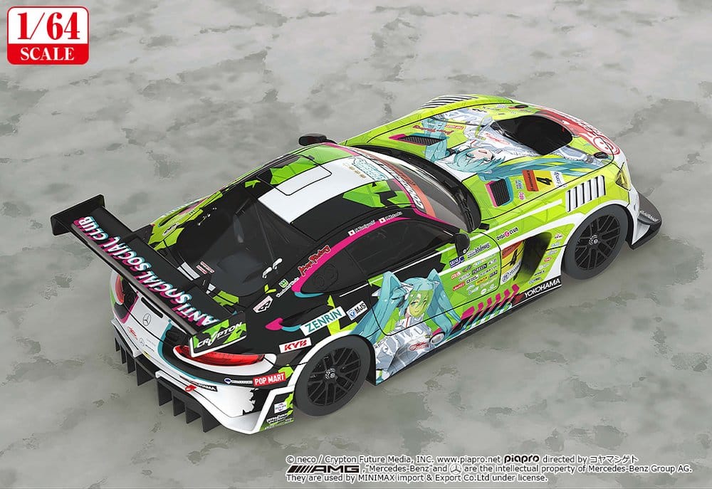 Hatsune Miku GT Project Fahrzeug 1/64 Hatsune Miku AMG 2022 Season Opening Ver. 7 cm – Bild 3