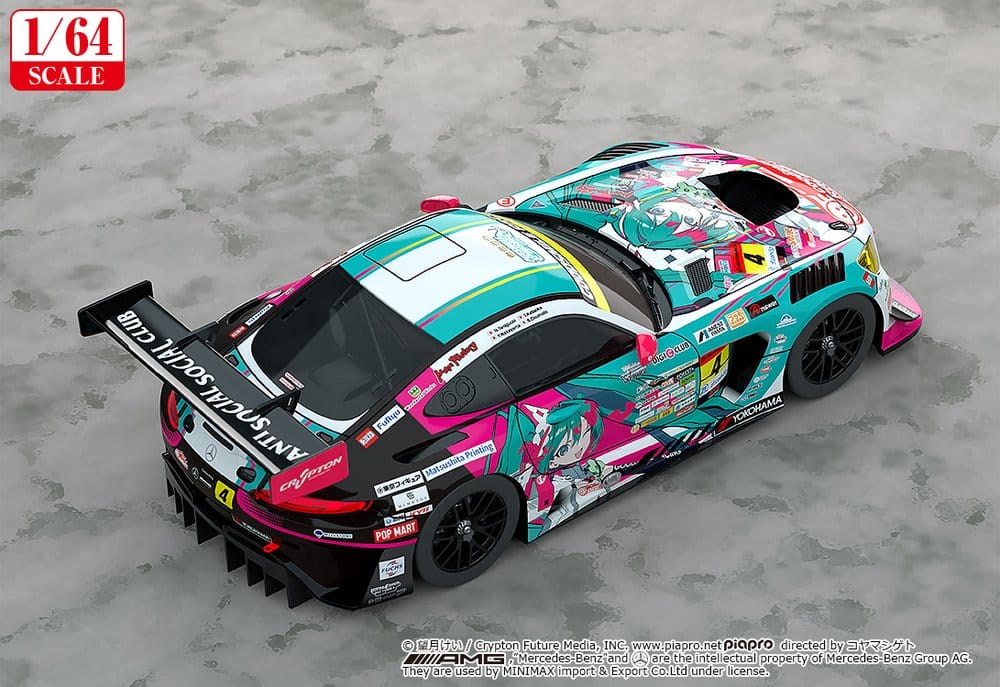 Hatsune Miku GT Project Fahrzeug 1/64 AMG 2025 Presentation Ver. 7 cm – Bild 3