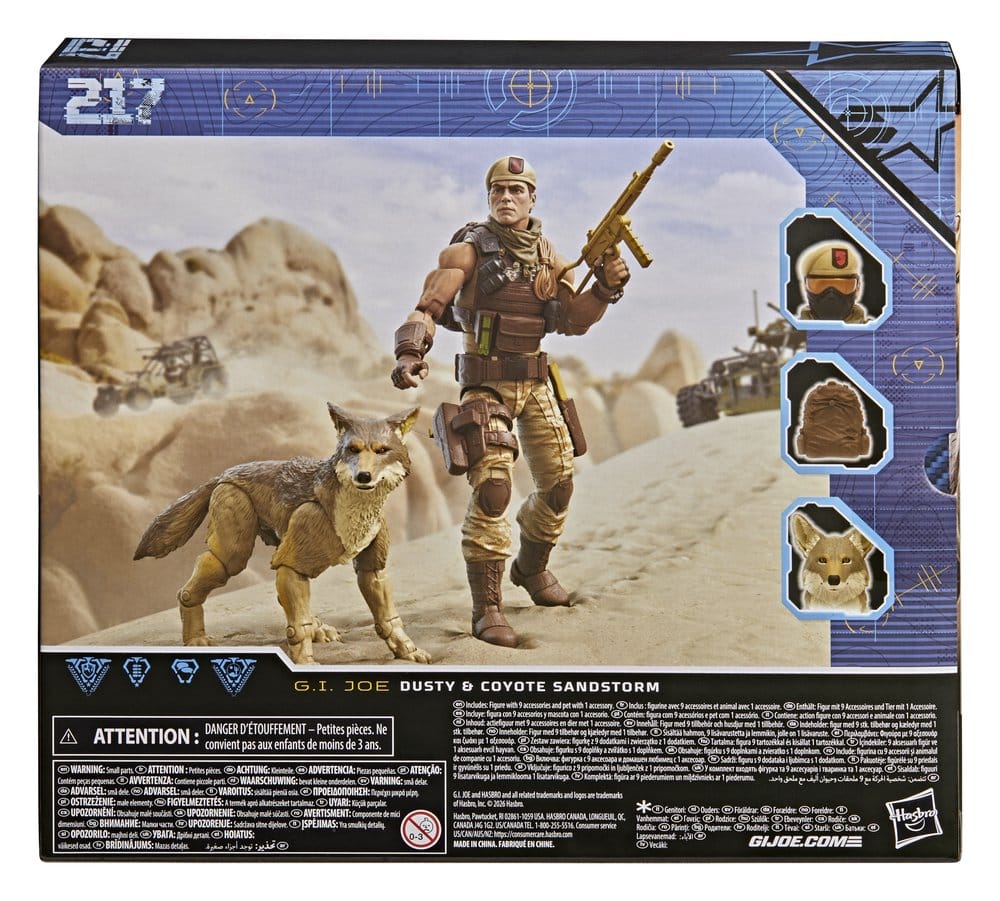 G.I. Joe Classified Series Actionfigur #217 Dusty & Coyote Sandstorm 15 cm – Bild 2