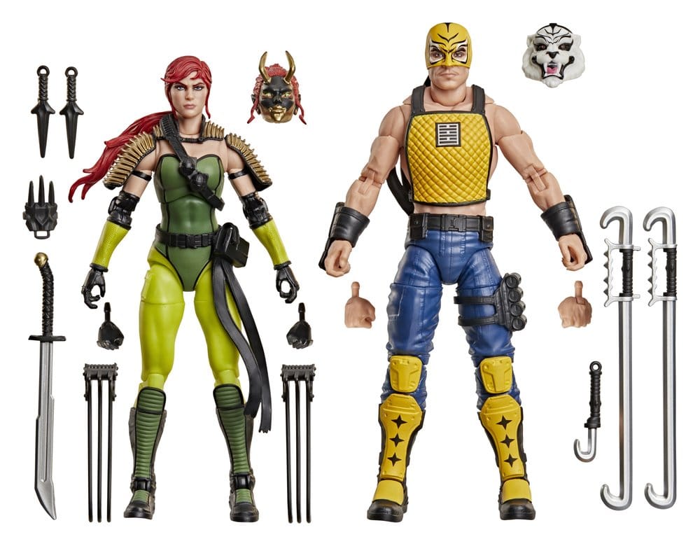 G.I. Joe Classified Series Actionfiguren 2er-Pack #212 Ninja Force Scarlett & T'Jbang 15 cm – Bild 4