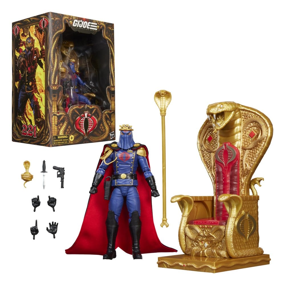 G.I. Joe Classified Series Actionfigur Cobra Commander in Dress Uniform & Throne 15 cm – Bild 3