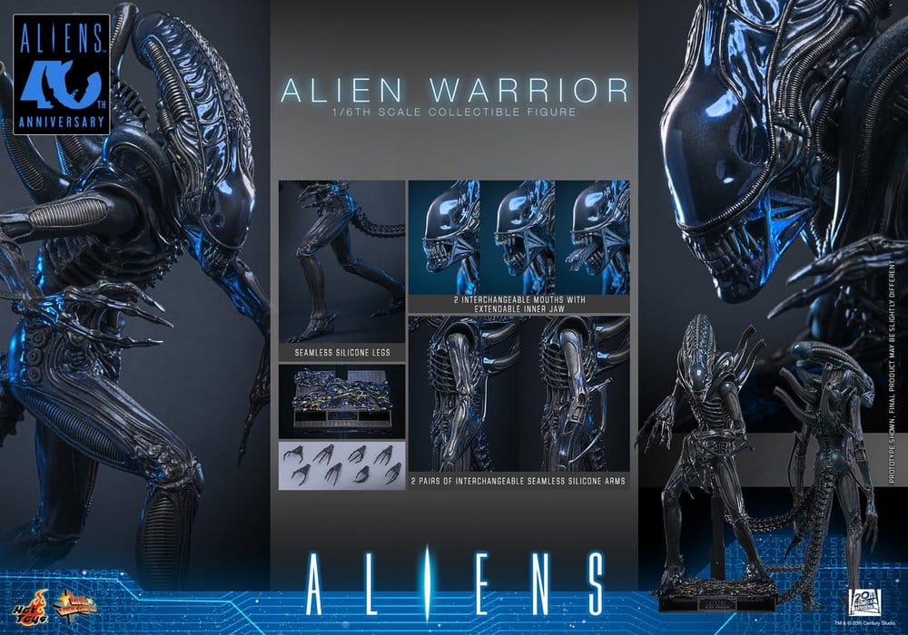 Alien Movie Masterpiece Actionfigur 1/6 Alien Warrior 39 cm – Bild 18
