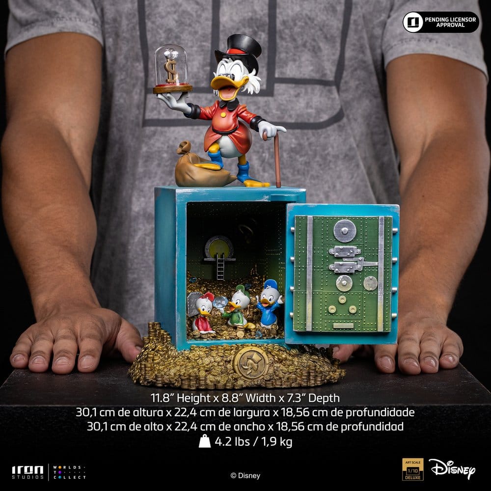 Duck Tales Art Scale Statue 1/10 Uncle Scrooge McDuck and Nephews 30 cm – Bild 2
