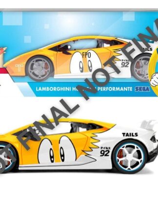 Sonic Diecast Modell 1:24 Tails Lamborghini Huracan 19 cm