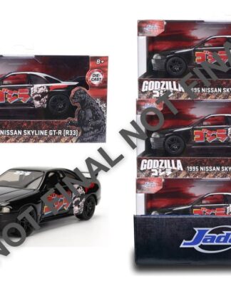 Godzilla Diecast Modell 1:32 Nissan Skyline GT-R R33 Sortiment (6)