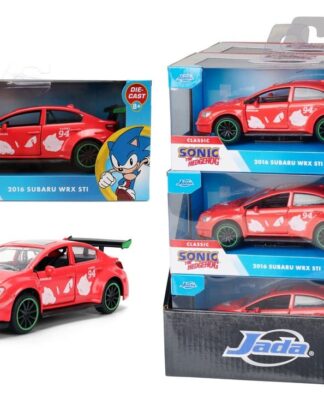 Sonic Diecast Modell 1:32 Knuckles 2016 Subaru WRX STI Sortiment (6)
