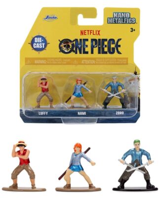 One Piece Nano Metalfigs Minifiguren 3er-Pack