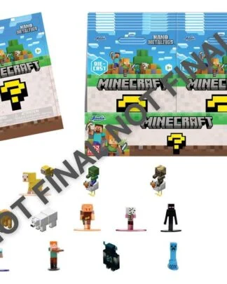 Minecraft Nano Metalfigs Minifiguren Blind Pack Display (24)