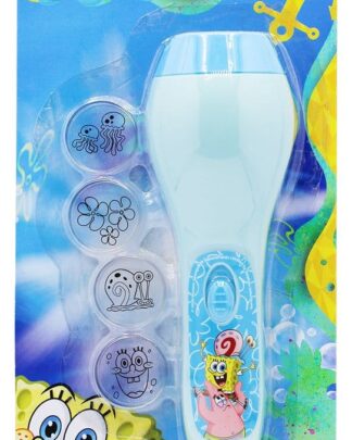 Spongebob Projektions-Taschenlampe mit 4 Motiven