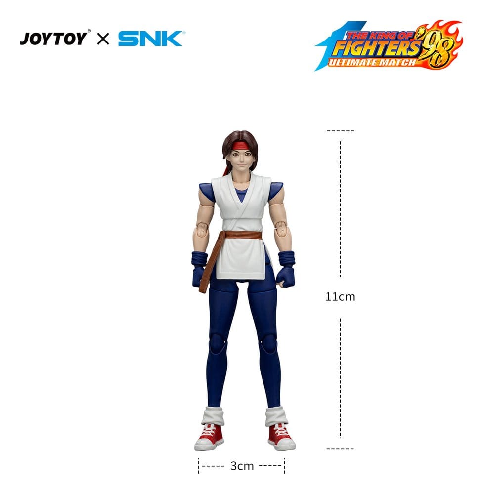 The King of Fighters '98 Ultimate Match Actionfigur Yuri Sakazaki (Art of Fighting Team) 12 cm – Bild 7