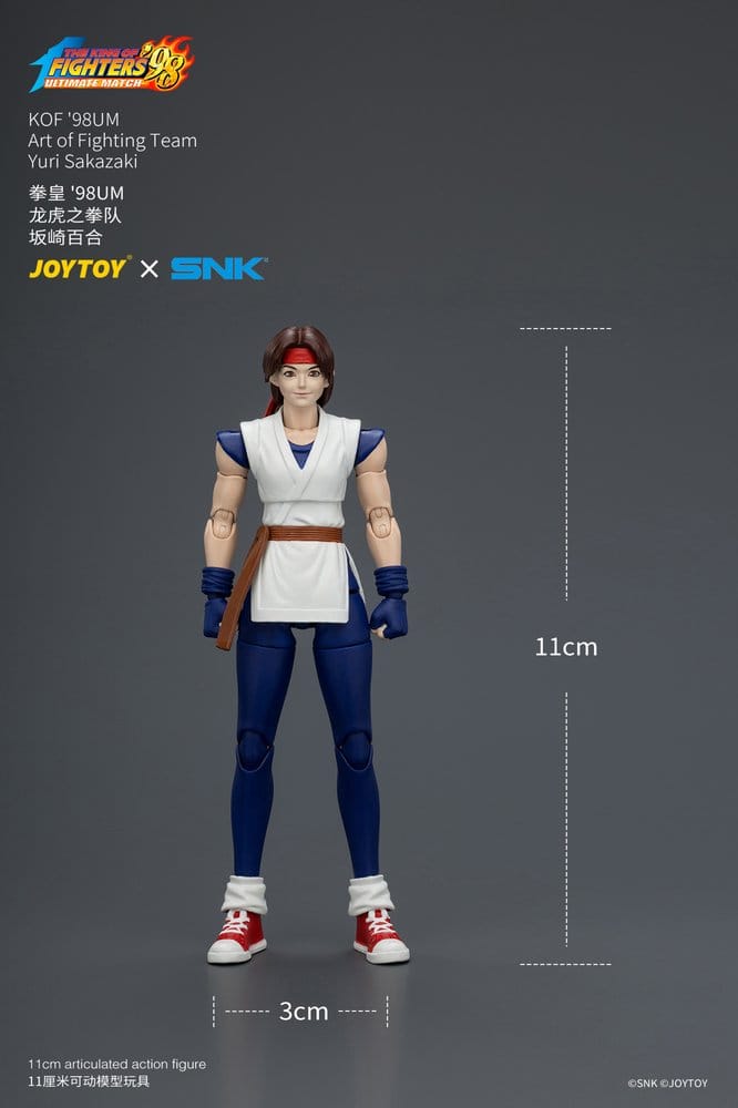 The King of Fighters '98 Ultimate Match Actionfigur Yuri Sakazaki (Art of Fighting Team) 12 cm – Bild 10