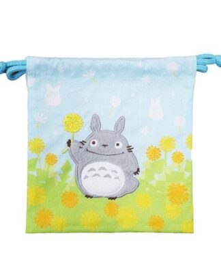 Mein Nachbar Totoro Stoffbeutel Totoro with Flowers 20 x 19 cm