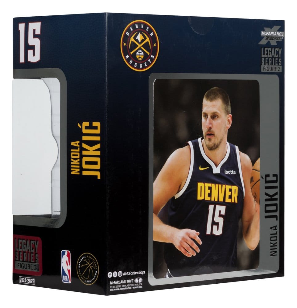 NBA McFarlane's SportsPicks Actionfigur Nikola Jokic (Denver Nuggets) 16 cm – Bild 8