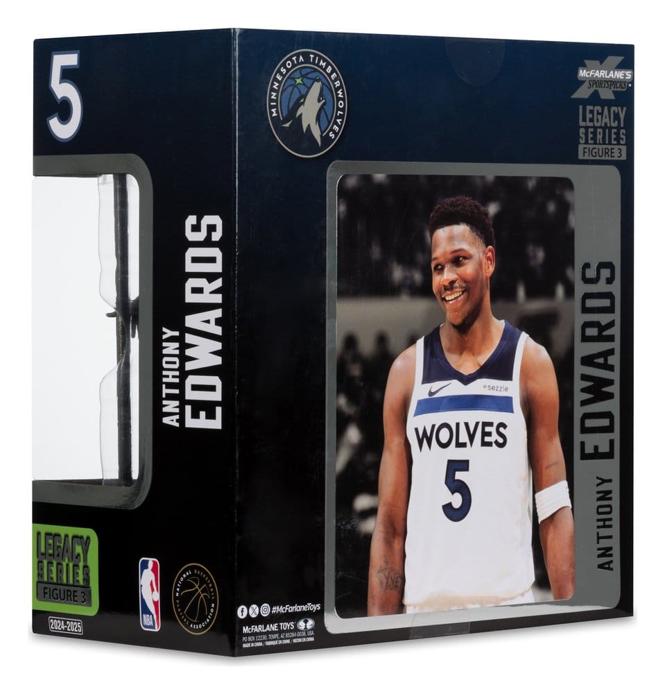 NBA McFarlane's SportsPicks Actionfigur Anthony Edwards (Minnesota Timberwolves) 21 cm – Bild 8