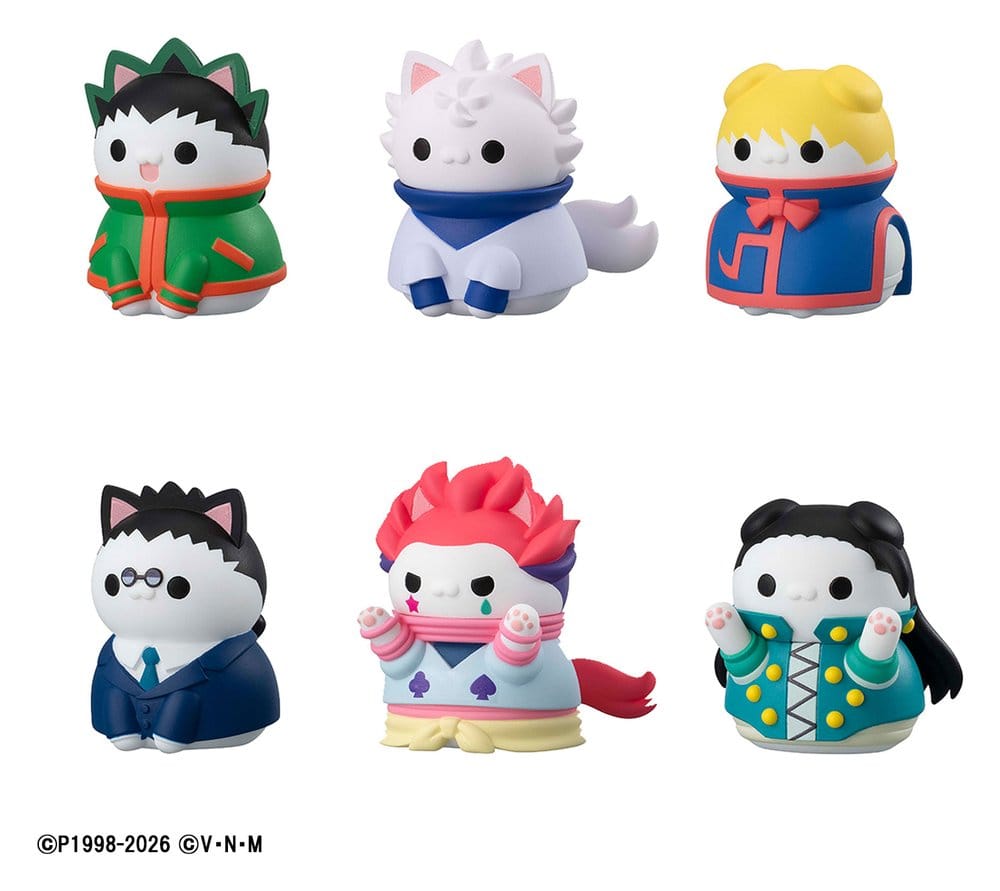 Hunter x Hunter Mega Cat Project Minifiguren Nyanter x Nyanter Hunter x Cat 3 cm Blind Box Sortiment (8) – Bild 11