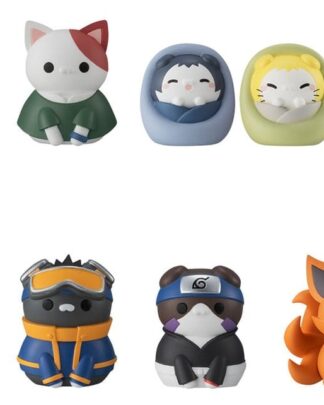 Naruto Shippuden Mega Cat Project Nyaruto! Once upon a time in Konoha village Minifiguren 3 cm Blind Box Display (8) (Repeat)