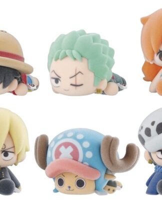 One Piece Nuippo Blind Box Minifiguren 6 cm Display (6)