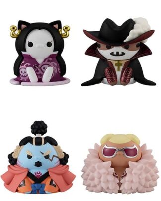One Piece Mega Cat Project Nyan Piece Nyan! Luffy & the Seven Warlords of the Sea Minifiguren 3 cm Blind Box Display (8) (Repeat)