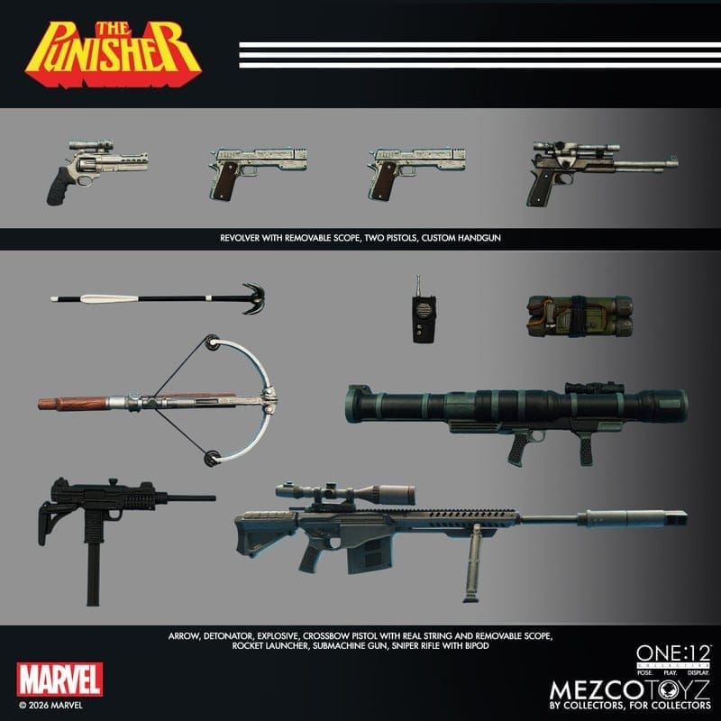 Marvel Comics One:12 Collective Actionfigur 1/12 Punisher 17 cm – Bild 4
